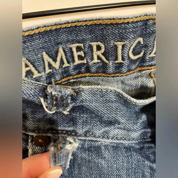 American Eagle Men’s 33x32 100% Cotton Original Straight Cut Denim Jeans - Picture 6 of 7